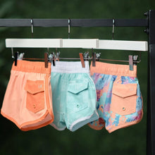 Load image into Gallery viewer, Boy's Swim Short - Melon Watercolor
