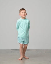 Load image into Gallery viewer, Boy's Swim Short - Mint Check