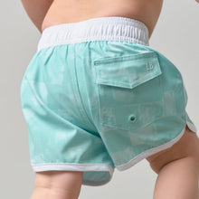 Load image into Gallery viewer, Boy's Swim Short - Mint Check
