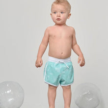 Load image into Gallery viewer, Boy's Swim Short - Mint Check