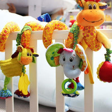 Load image into Gallery viewer, Stuffed Stroller Toys Animal Baby Crib Pram Bed Hanging Educational Infant Baby Rattle For Kids