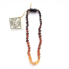 Load image into Gallery viewer, Raw Ombre Rainbow Baltic Sea Amber || Beaded Necklace