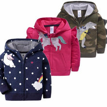 Load image into Gallery viewer, Luxury Printed New Trend Newborn Baby Hooded Cotton Sweater For Baby Girl/boys In Elegant Modern Luxury Style With Unicorn