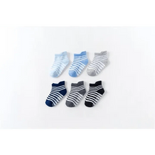 Load image into Gallery viewer, Children Cotton 6 Pairs/Set Anti-slip Socks For Boys Girl Rubber Kid Floor Sock With Grips For 0 To 6 Years Kids