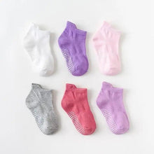 Load image into Gallery viewer, Children Cotton 6 Pairs/Set Anti-slip Socks For Boys Girl Rubber Kid Floor Sock With Grips For 0 To 6 Years Kids