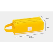 Load image into Gallery viewer, Classic Colorful Large Capacity Pencil Cases For Students Cool Design Double Zipper Pencil Pouch Pen Bag For School