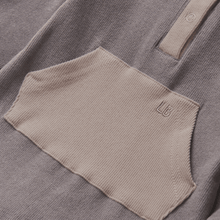 Load image into Gallery viewer, Colorblock Ribbed Romper - Graphite