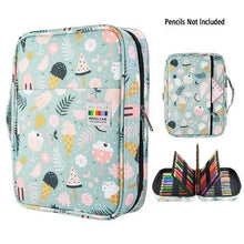 Load image into Gallery viewer, Colorful Large Capacity Pencil Bag Organizer Portable Multilayer Holder Big Pencil Bag