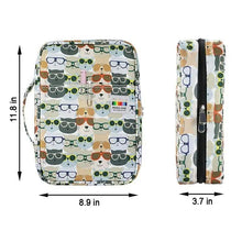 Load image into Gallery viewer, Colorful Large Capacity Pencil Bag Organizer Portable Multilayer Holder Big Pencil Bag