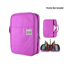 Load image into Gallery viewer, Colorful Large Capacity Pencil Bag Organizer Portable Multilayer Holder Big Pencil Bag