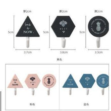 Load image into Gallery viewer, Creative Simple Hook Geometry Hook Key Umbrella Clothes Hook Strong Bathroom Wall Hook Wall Hanger Wall Keychains Holder Hanger Organizer for Home Office Dorm Rooms Decoration