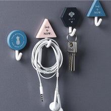 Load image into Gallery viewer, Creative Simple Hook Geometry Hook Key Umbrella Clothes Hook Strong Bathroom Wall Hook Wall Hanger Wall Keychains Holder Hanger Organizer for Home Office Dorm Rooms Decoration