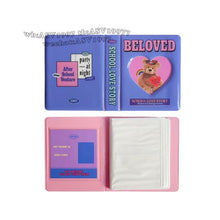 Load image into Gallery viewer, Custom 64 Card Photo Album Mini Collect Book 3 Inch For Polaroid Photo Card Photocard Ring Binder Cover Refillable Notebook Photo Album