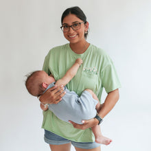Load image into Gallery viewer, FINAL SALE Relaxed Fit Zip Breastfeeding Tee - Special USA Edition