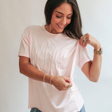 Load image into Gallery viewer, FINAL SALE Relaxed Fit Zip Breastfeeding Tee - Special USA Edition