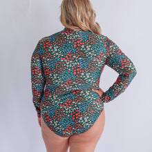 Load image into Gallery viewer, Long Sleeve One Piece Zip Up Breastfeeding Swimsuit 2026