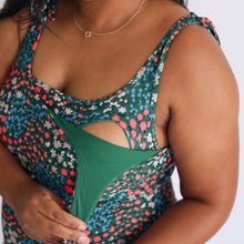 Load image into Gallery viewer, One Piece Tie Shoulder Breastfeeding Swimsuit 2026