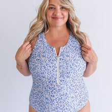 Load image into Gallery viewer, One Piece Zip Breastfeeding Swimsuit 2026