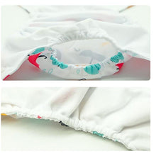 Load image into Gallery viewer, 4pcs/set Washable Eco-Friendly Cloth Diaper Cover Adjustable Nappy Cloth Diapers Cloth Nappy For Baby Boys and Grils Baby