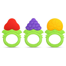 Load image into Gallery viewer, Raz-Fruitique Silicone Teethers 3PK