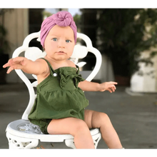 Load image into Gallery viewer, Elegance Mommy And Kids Turban Hat Cap With Big Bow Soft Cute Knot Nursery Beanie Knotted Headban