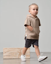 Load image into Gallery viewer, Short Sleeve Hoodie - Driftwood