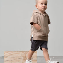 Load image into Gallery viewer, Short Sleeve Hoodie - Driftwood