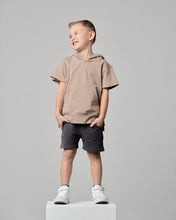 Load image into Gallery viewer, Short Sleeve Hoodie - Driftwood