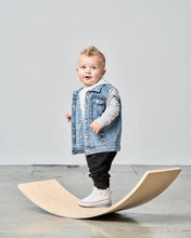 Load image into Gallery viewer, Hooded Denim Jacket - Grey