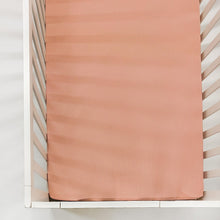 Load image into Gallery viewer, Peony Ribbed Crib Sheet