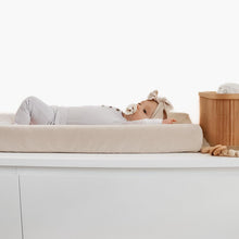 Load image into Gallery viewer, Oat Ribbed Changing Pad Cover