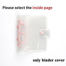 Load image into Gallery viewer, Jelly Color Photo Album for Mini Card Photo Sticker Album Mini Photo Album Transparent Glitter Card Holder Gifts For Valentine Gifts for Friends