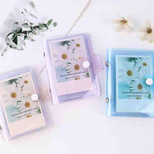 Load image into Gallery viewer, Jelly Color Photo Album for Mini Card Photo Sticker Album Mini Photo Album Transparent Glitter Card Holder Gifts For Valentine Gifts for Friends
