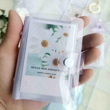 Load image into Gallery viewer, Jelly Color Photo Album for Mini Card Photo Sticker Album Mini Photo Album Transparent Glitter Card Holder Gifts For Valentine Gifts for Friends