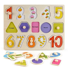 Load image into Gallery viewer, Kids 3D Puzzle Wooden Toys Colorful Geometry Shape Cognition Wood Puzzle Children Early Learning Educational Montessori Toys
