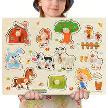 Load image into Gallery viewer, Kids 3D Puzzle Wooden Toys Colorful Geometry Shape Cognition Wood Puzzle Children Early Learning Educational Montessori Toys