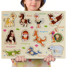 Load image into Gallery viewer, Kids 3D Puzzle Wooden Toys Colorful Geometry Shape Cognition Wood Puzzle Children Early Learning Educational Montessori Toys