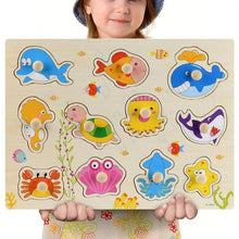 Load image into Gallery viewer, Kids 3D Puzzle Wooden Toys Colorful Geometry Shape Cognition Wood Puzzle Children Early Learning Educational Montessori Toys