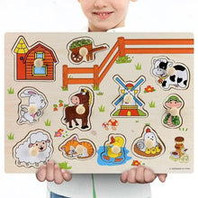 Load image into Gallery viewer, Kids 3D Puzzle Wooden Toys Colorful Geometry Shape Cognition Wood Puzzle Children Early Learning Educational Montessori Toys