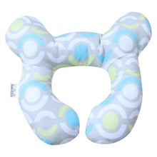 Load image into Gallery viewer, Kids Children Baby Pillow Soft Neck Support Infant Car Cushion U-Shape Cotton Infant Nursing Pillow Toddler Sleep Positioner Air Mesh Organic Cotton Protection for Flat Head Baby Pillow for Newborn Breathable Adjustable Infants and Baby Neck Head Support