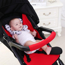 Load image into Gallery viewer, Kids Children Baby Pillow Soft Neck Support Infant Car Cushion U-Shape Cotton Infant Nursing Pillow Toddler Sleep Positioner Air Mesh Organic Cotton Protection for Flat Head Baby Pillow for Newborn Breathable Adjustable Infants and Baby Neck Head Support