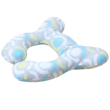 Load image into Gallery viewer, Kids Children Baby Pillow Soft Neck Support Infant Car Cushion U-Shape Cotton Infant Nursing Pillow Toddler Sleep Positioner Air Mesh Organic Cotton Protection for Flat Head Baby Pillow for Newborn Breathable Adjustable Infants and Baby Neck Head Support