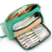 Load image into Gallery viewer, Large Capacity Big Simple Pencil Case For School Stylish Print High Quality Organizer Vintage Pencil Pouch