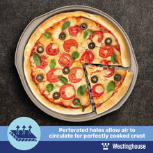 Load image into Gallery viewer, Pizza Pan Set, Carbon Steel, 3-pc (2x12" + 1x14" Pans)