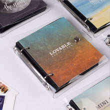 Load image into Gallery viewer, Light and Shadow Series Photo Album Ticket Storage Postcard 3 Inch memory 100 Pockets for Fujifilm Mini Film Paper Baby Family Scrapbook Albums DIY Memorable Gifts For Loved Ones