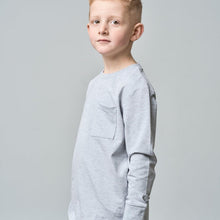 Load image into Gallery viewer, Long Sleeve Pocket Tee - Grey
