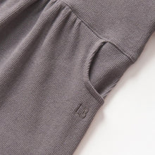 Load image into Gallery viewer, Long Sleeve Ribbed Dress - Graphite
