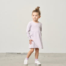 Load image into Gallery viewer, Long Sleeve Ribbed Dress - Lilac