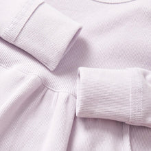 Load image into Gallery viewer, Long Sleeve Ribbed Dress - Lilac