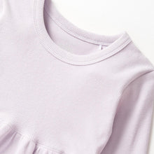 Load image into Gallery viewer, Long Sleeve Ribbed Dress - Lilac
